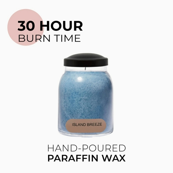 ISLAND BREEZE -A Cheerful Giver Baby Jar Single Wick Candle, 6 oz (2 pack) - Picture 5 of 8